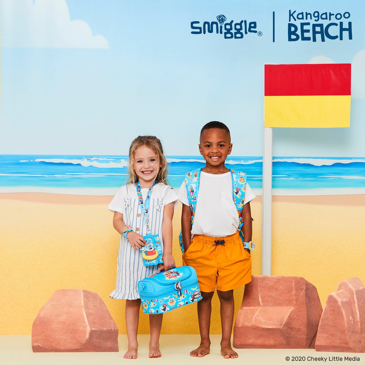 Smiggle - Kanguru Plajı Çocuk Cüzdanı