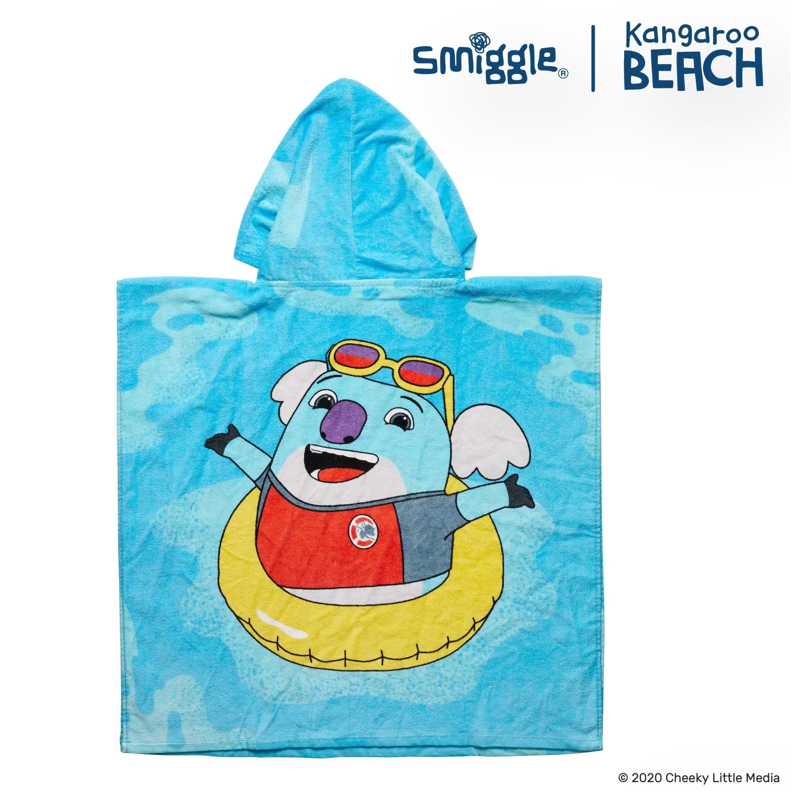 Smiggle - Kanguru Plajı Çocuk Kapşonlu Plaj Havlasu