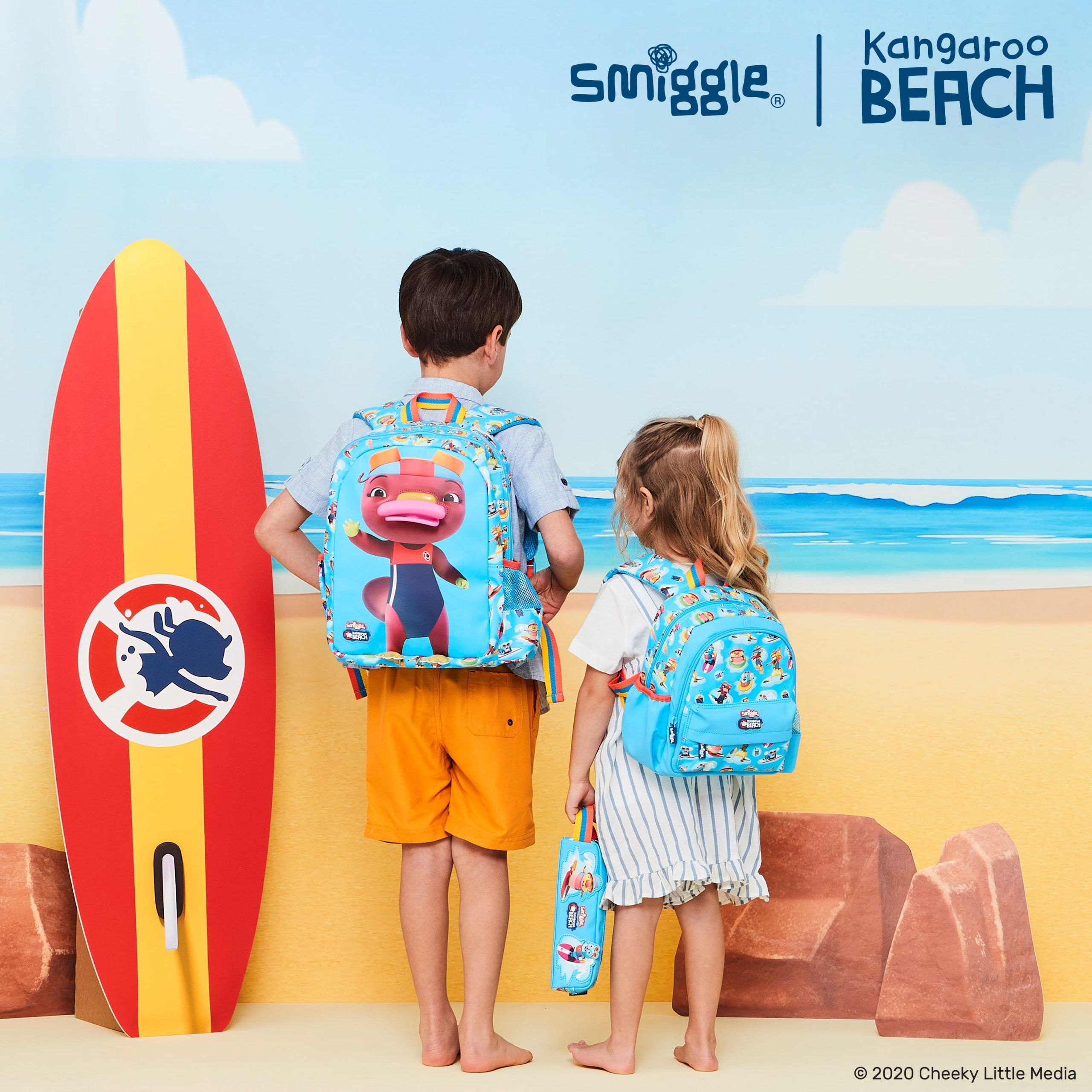 Smiggle - Kanguru Plajı Gemma Karakteri Sırt Çantası