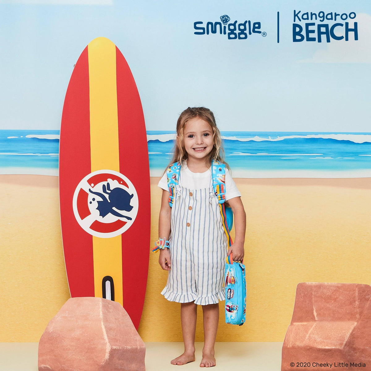 Smiggle - Kanguru Plajı Kalem Kutusu