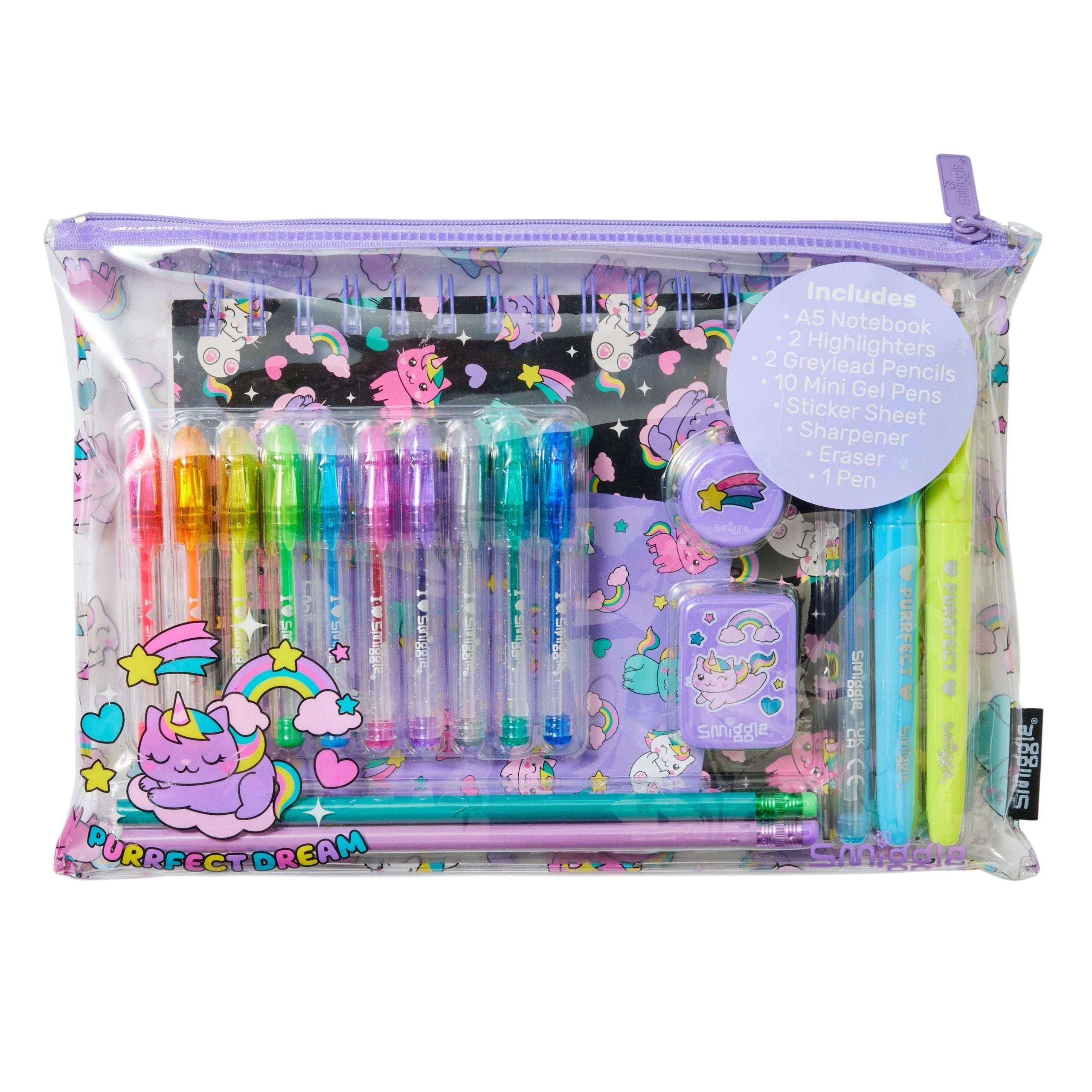 Smiggle - Kokulu A5 Defter ve Kırtasiye Seti