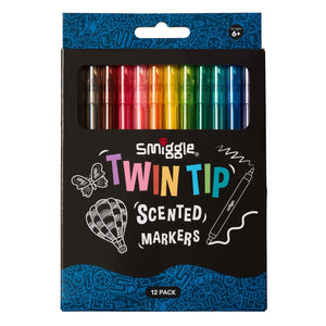 Smiggle - Kokulu Çift Uçlu Marker Paketi X12