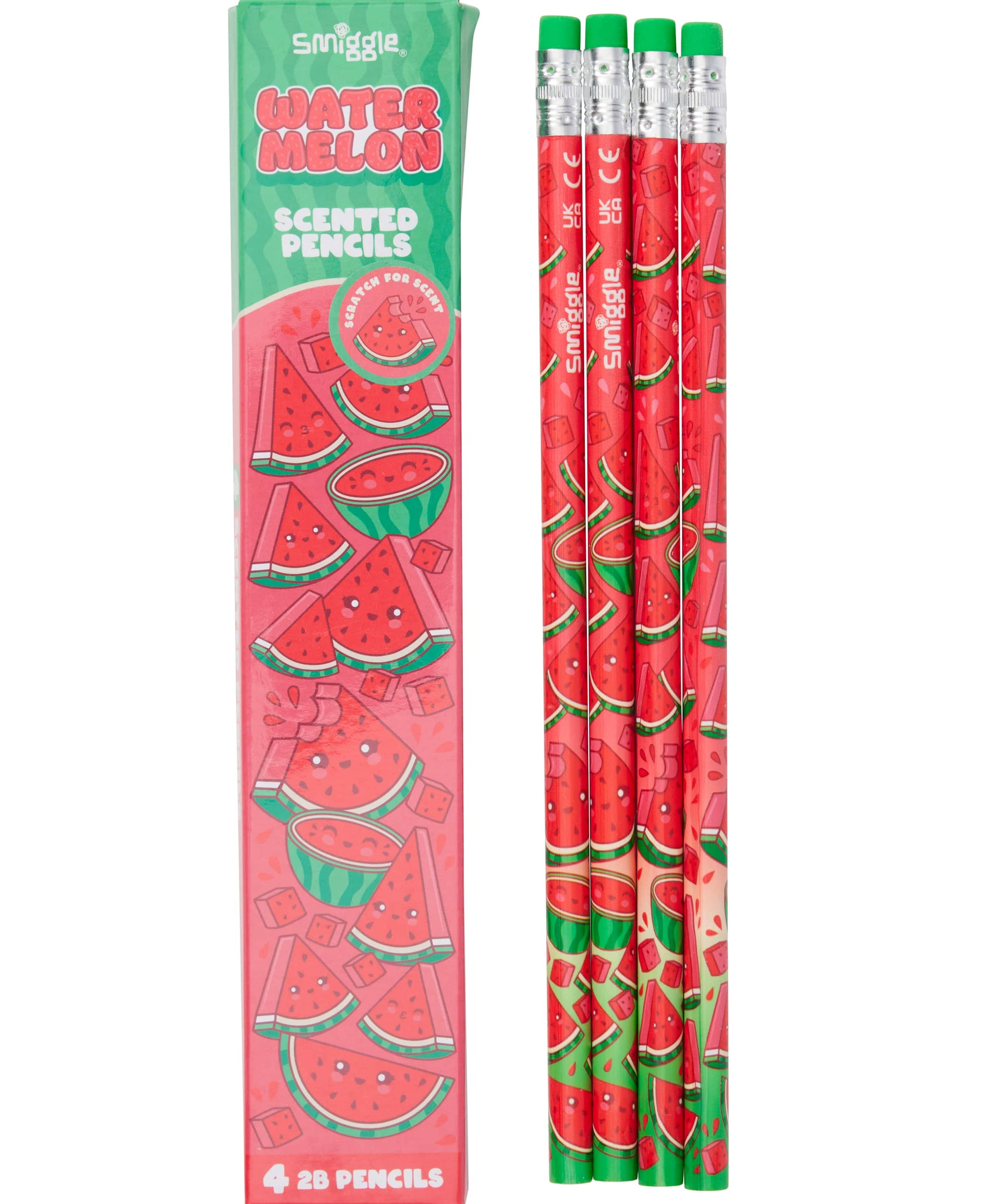 Smiggle - مجموعة أقلام معطرة X4 مجموعة