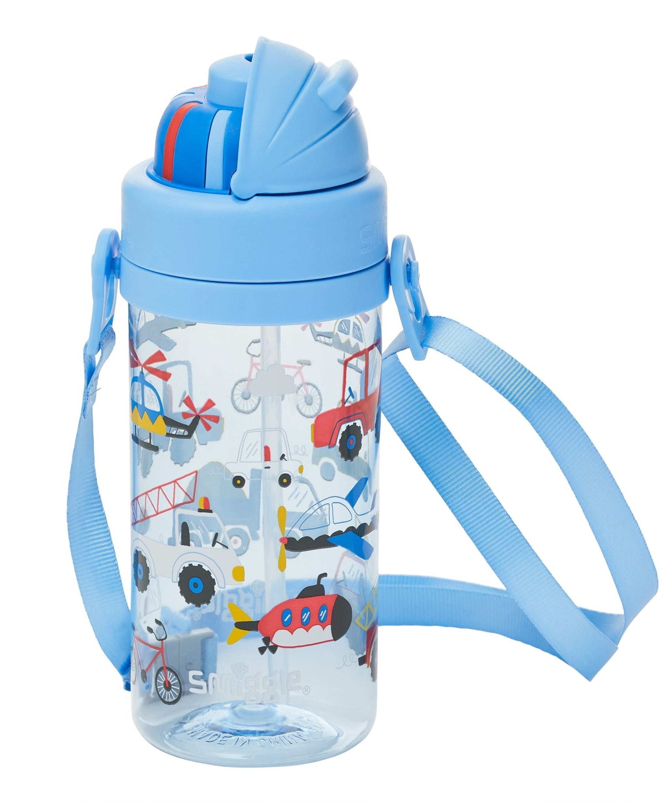 Smiggle - لا لا تيني تايني 400 ML زجاجة ماء خالية من BPA مع مصاصة مخفية