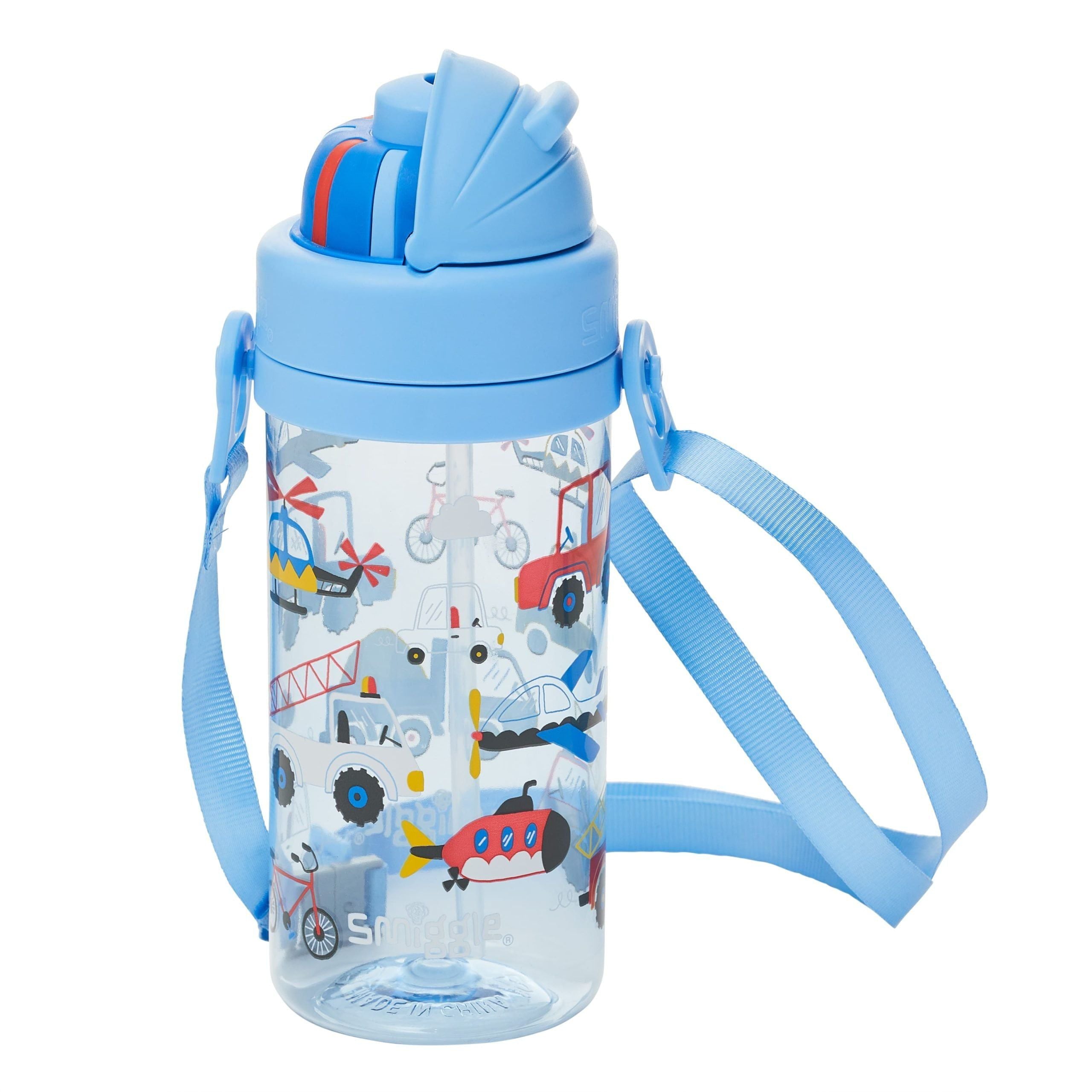 Smiggle - لا لا تيني تايني 400 ML زجاجة ماء خالية من BPA مع مصاصة مخفية