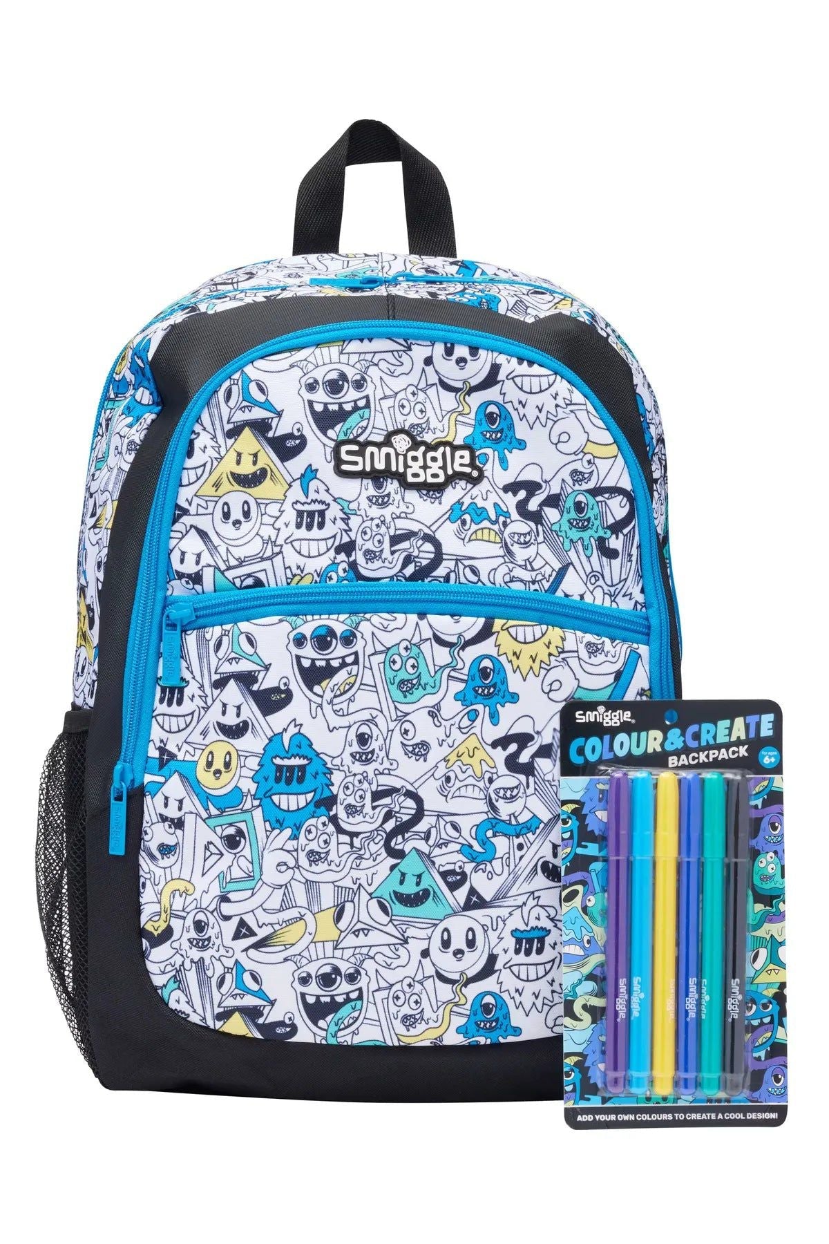 Smiggle - Lets Go Çantanı Kendin Boya Seti Sırt Çantası