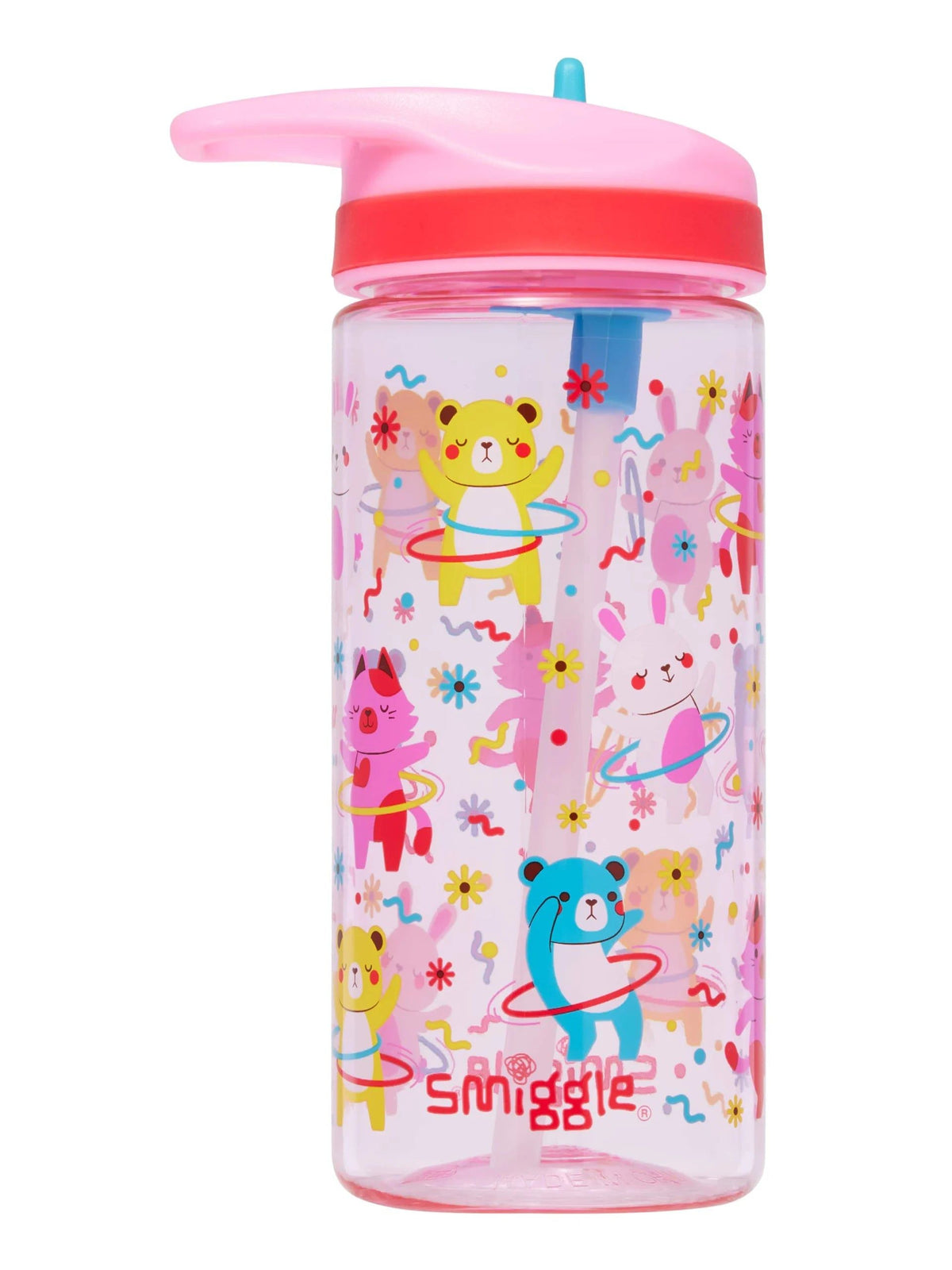 Smiggle - Lets Play 440 ML BPA'Sız Pipetli Suluk
