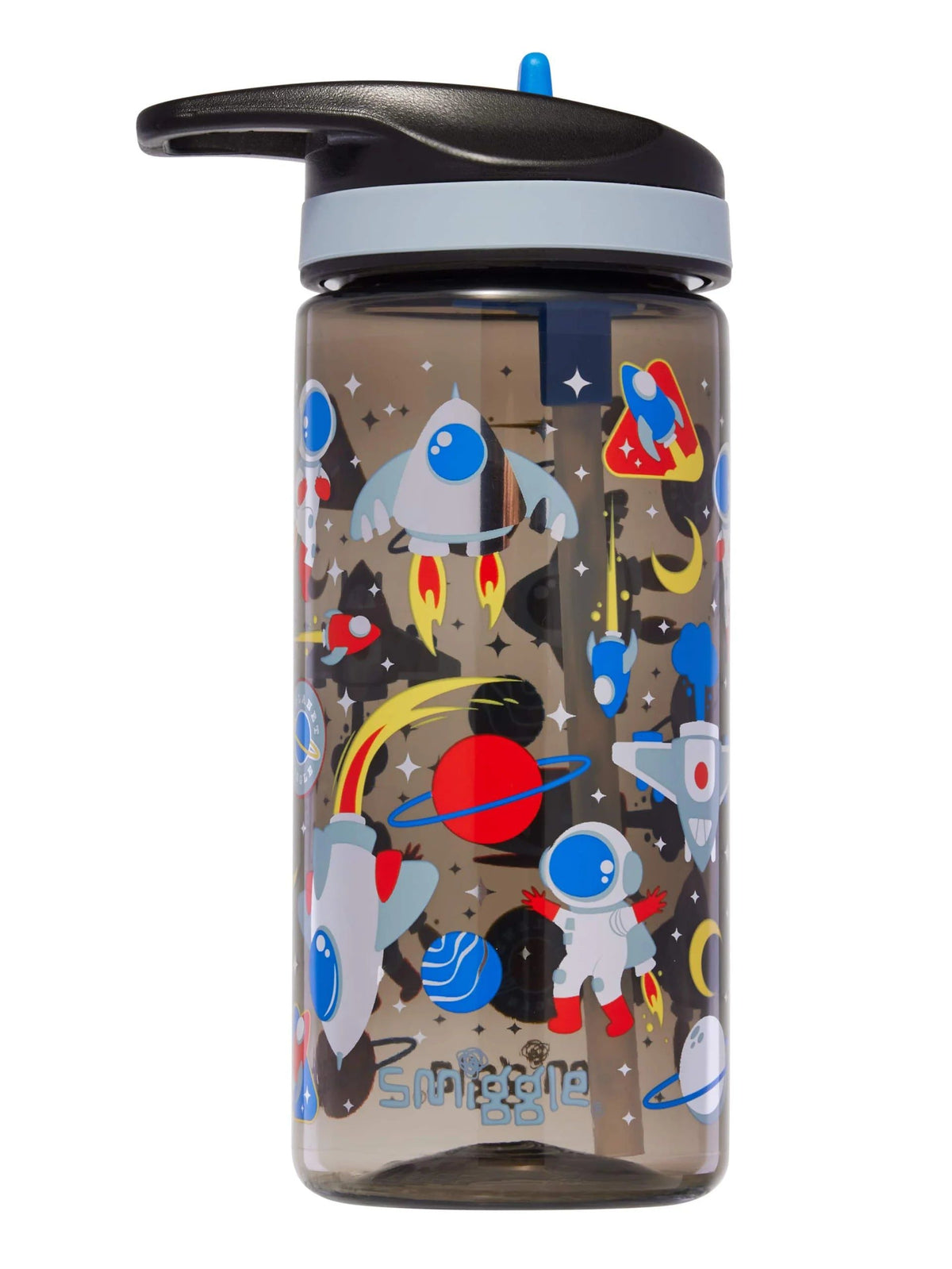 Smiggle - Lets Play 440 ML BPA'Sız Pipetli Suluk