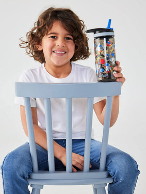 Smiggle - Lets Play 440 ML BPA'Sız Pipetli Suluk