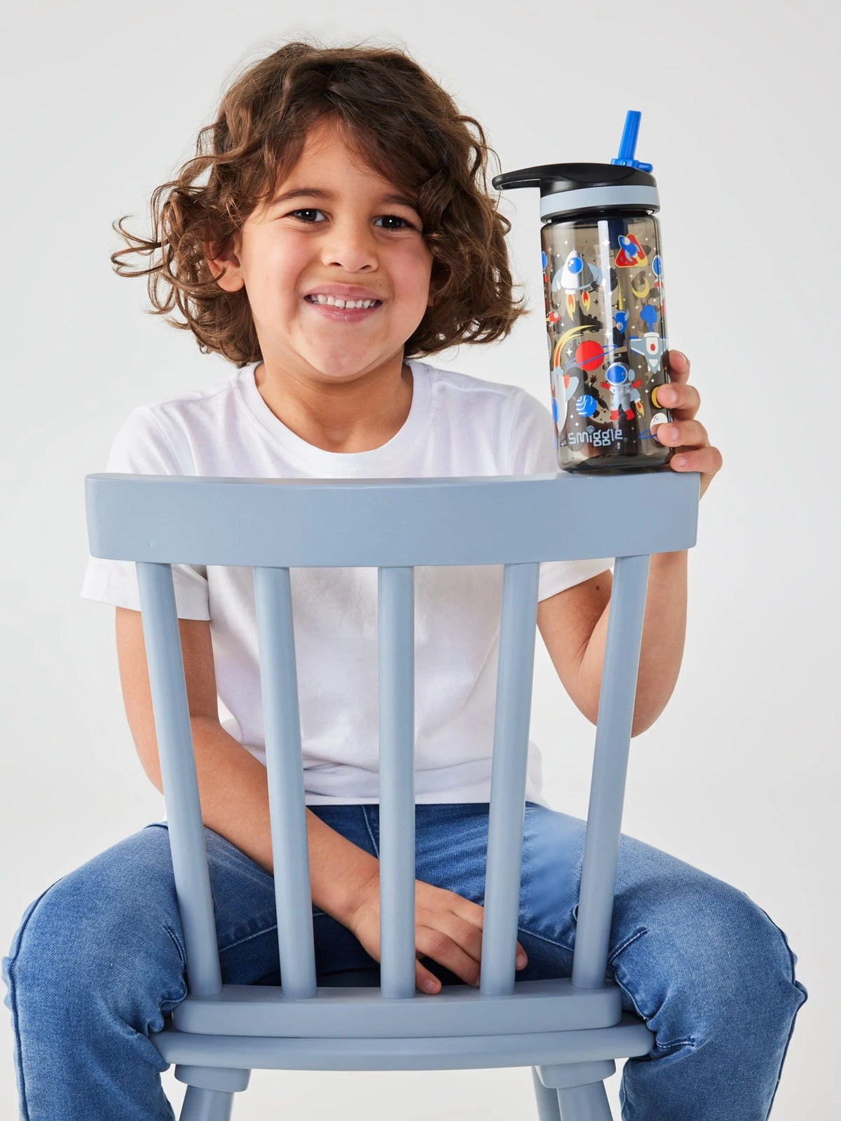 Smiggle - Lets Play 440 ML BPA'Sız Pipetli Suluk