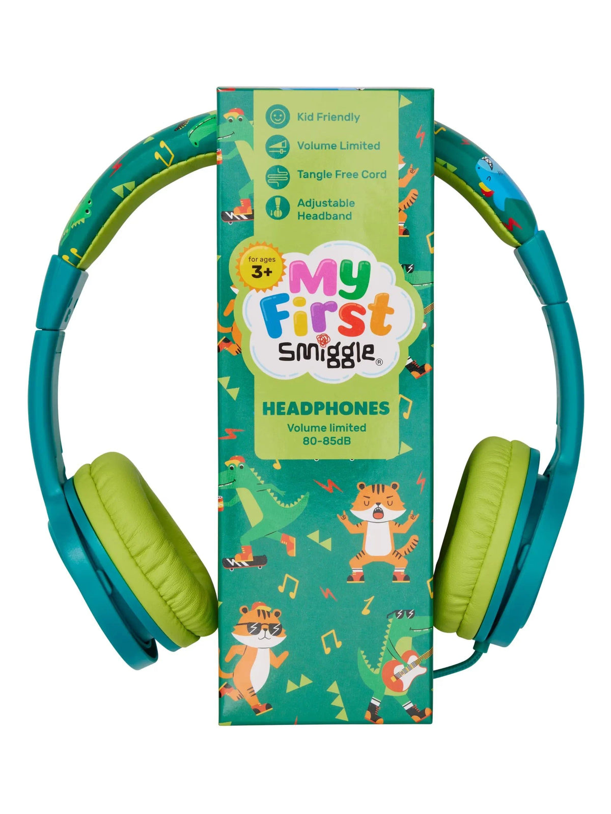 Smiggle - Lets Play Junior Vahşi Orman Kulak Üstü Kulaklık