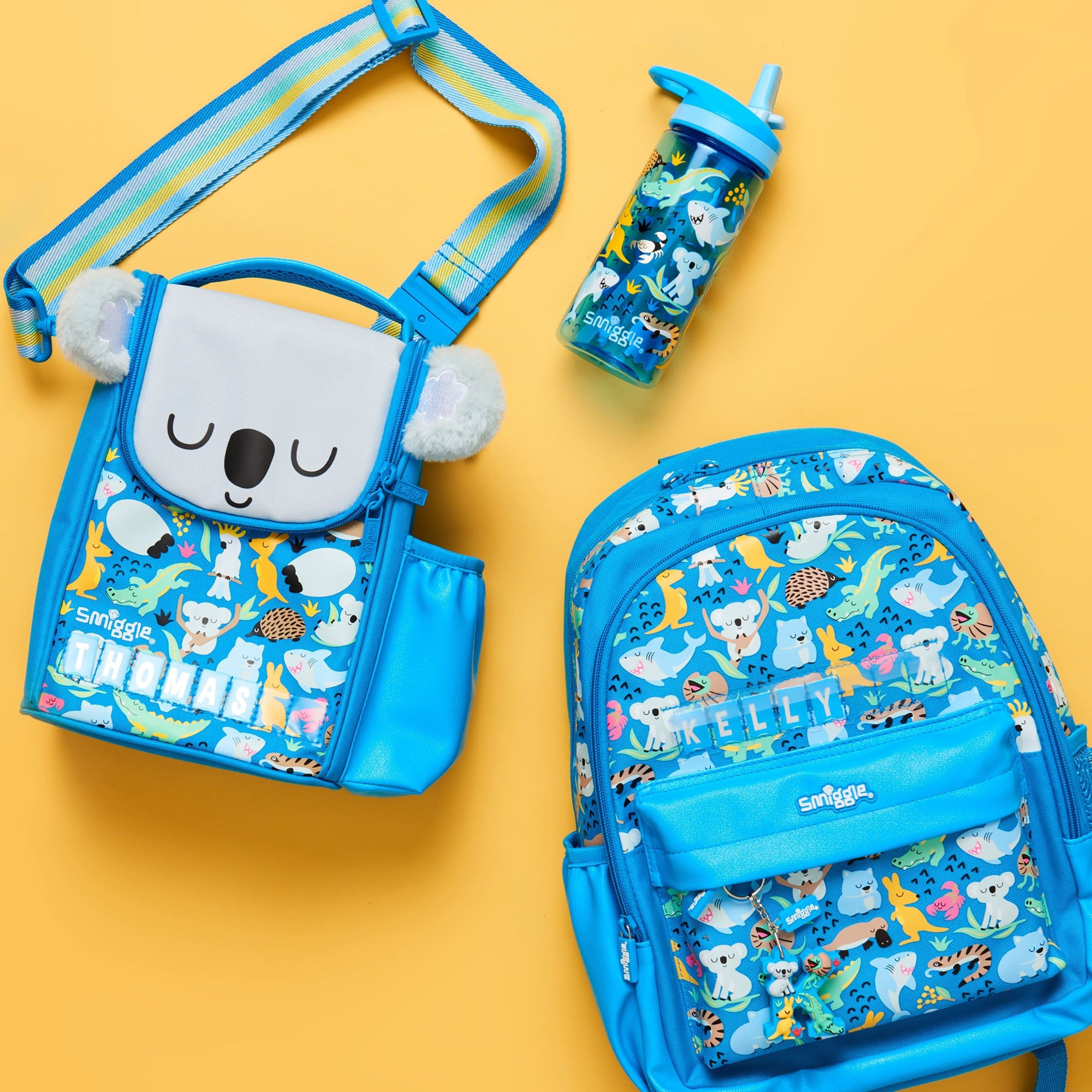 Smiggle - Lil' Mates Id Junior Mavi Koala Sırt Çantası