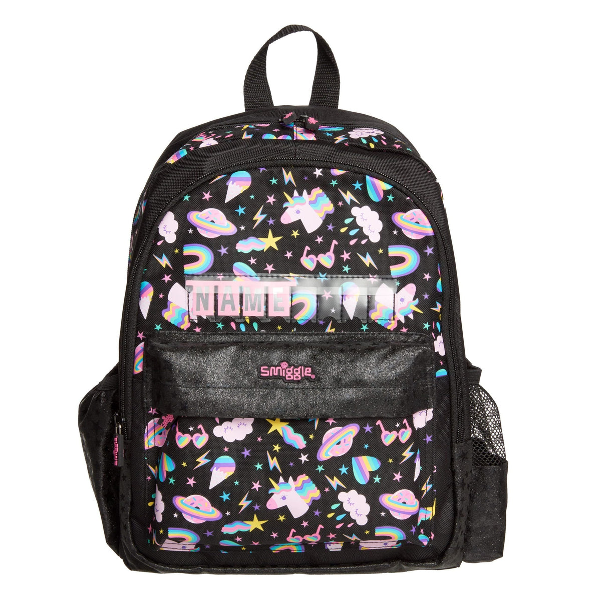 Smiggle - Lil' Mates Id Junior Siyah Sırt Çantası