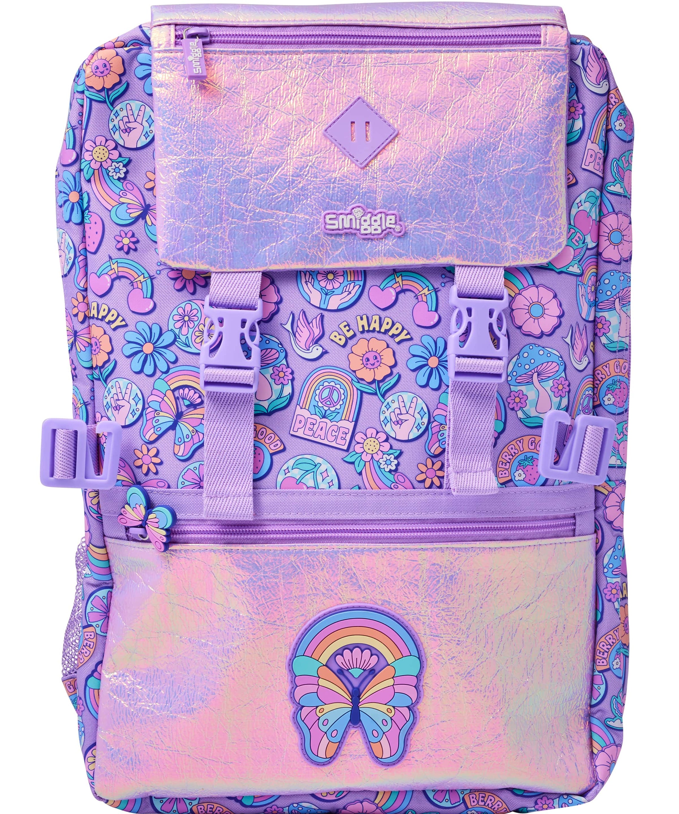 Smiggle - حقيبة ظهر مدرسية كبيرة الحجم بلا حدود