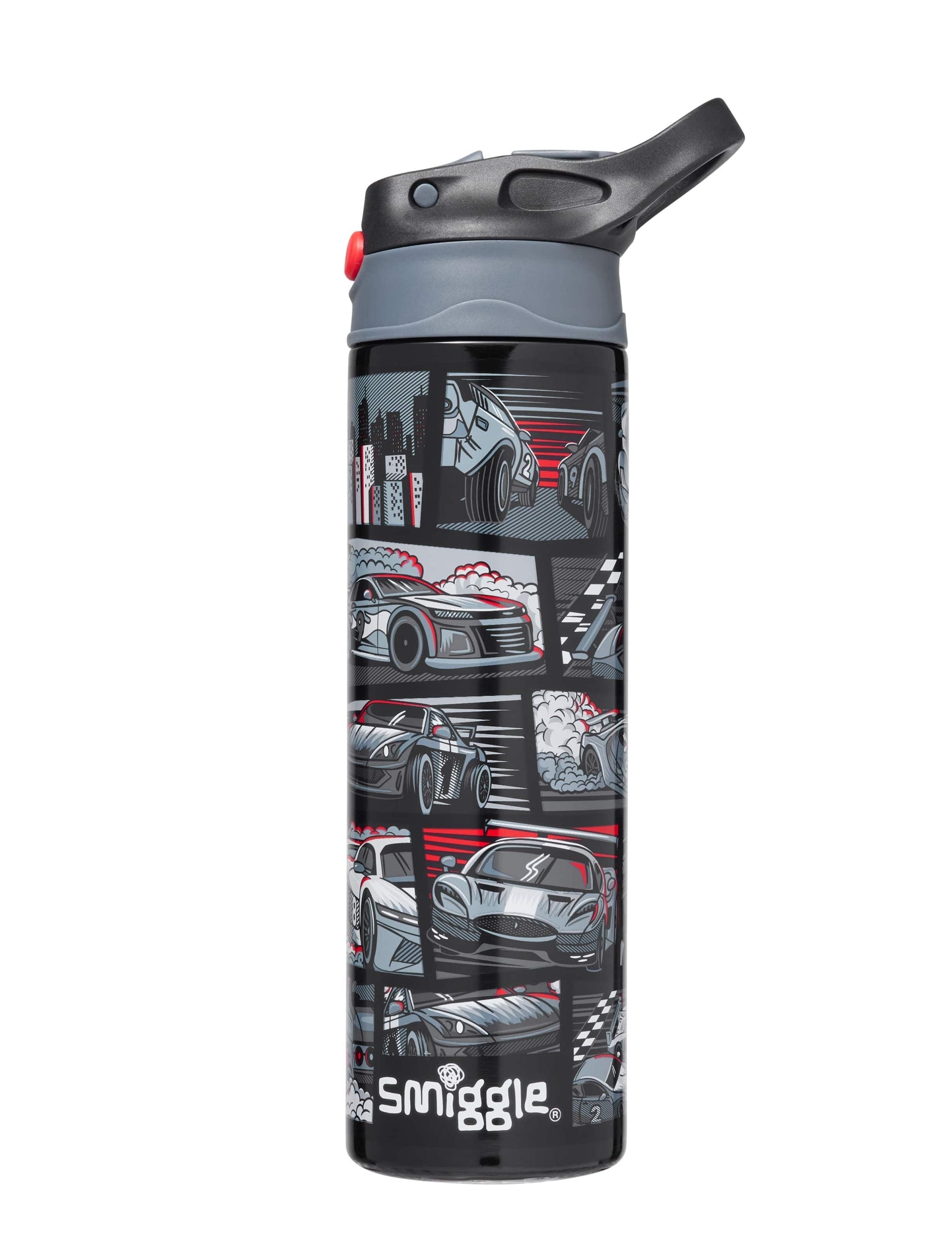 Smiggle - Limitless Paslanmaz Çelik 520ML Otomatik Pipetli Matara