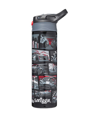 Smiggle - Limitless Paslanmaz Çelik 520ML Otomatik Pipetli Matara