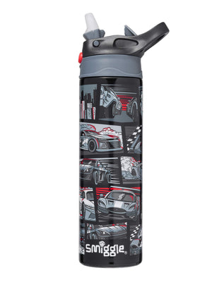Smiggle - Limitless Paslanmaz Çelik 520ML Otomatik Pipetli Matara