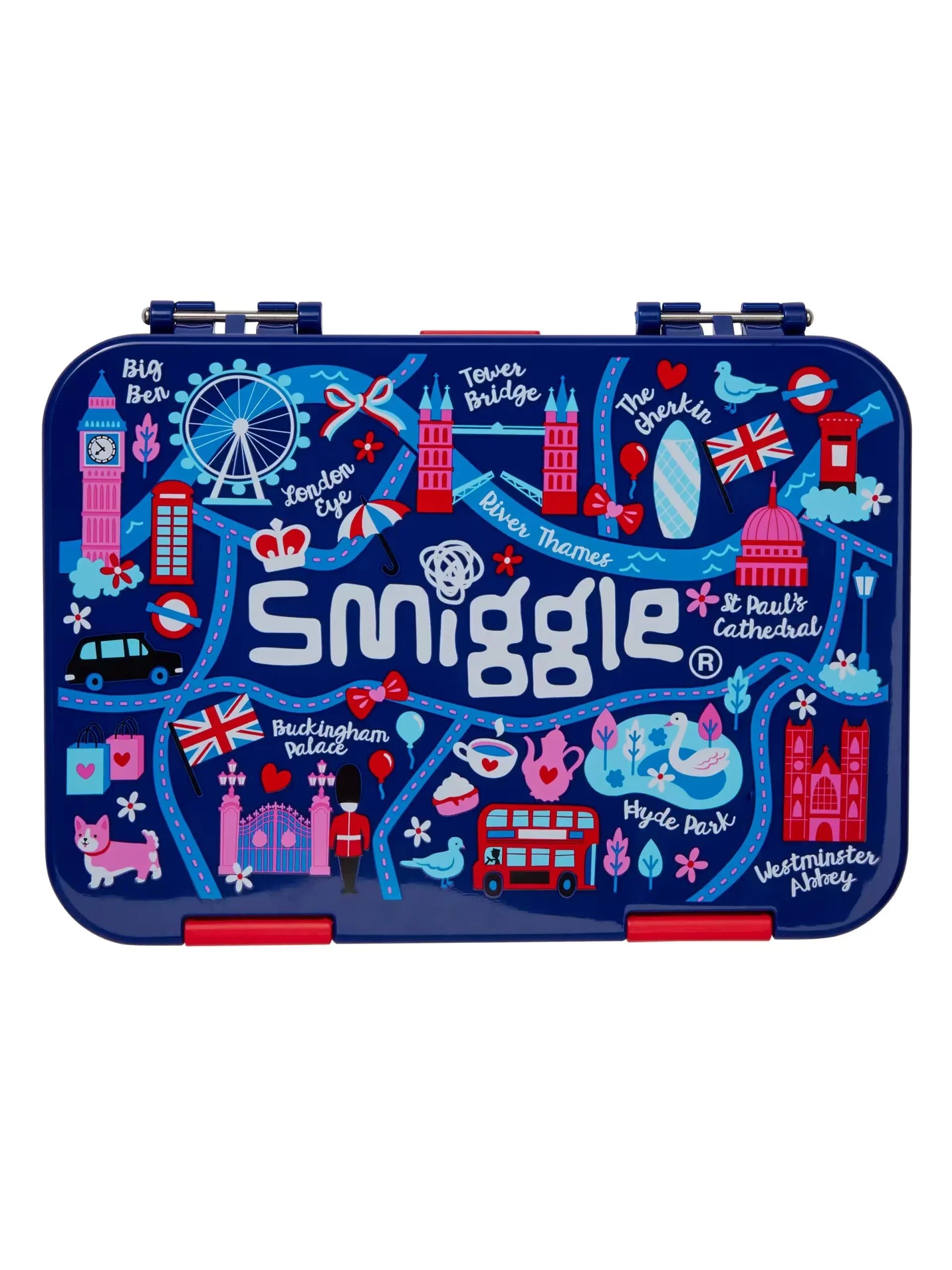 Smiggle - Little London Orta Boy Bento Yemek Kutusu