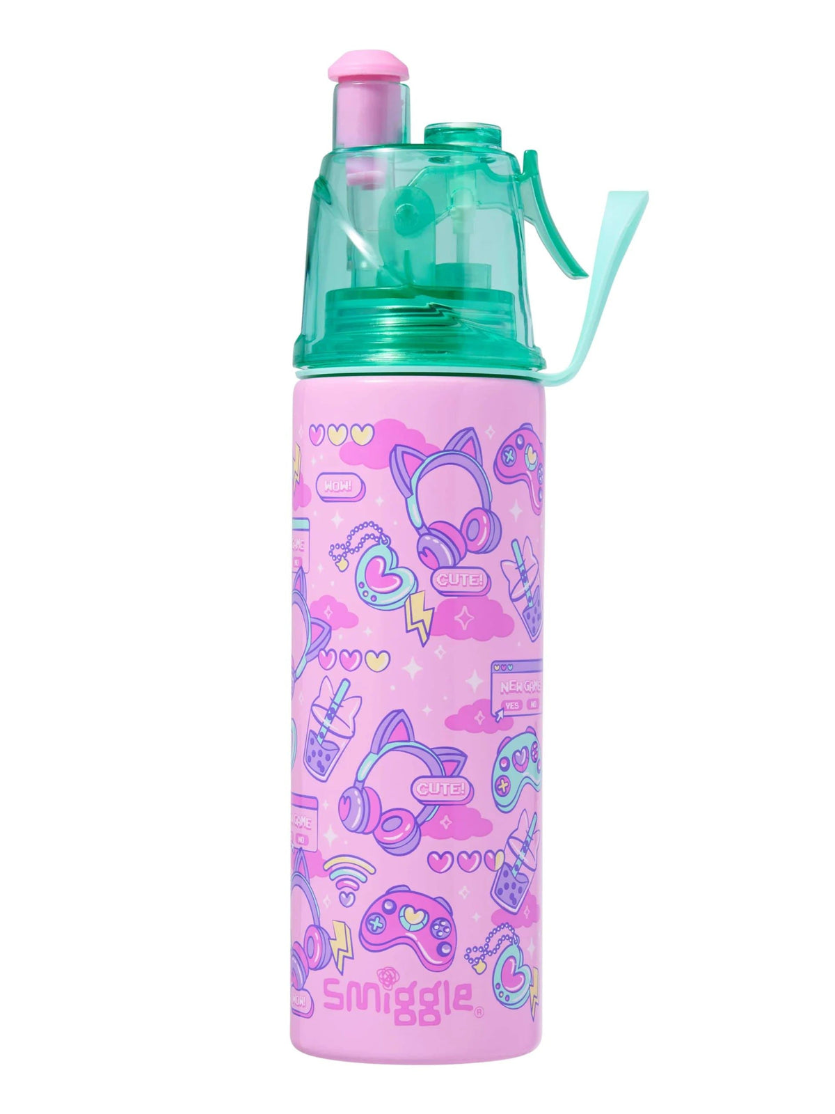 Smiggle - Livin Su Püskürtmeli 500ML Çelik Matara