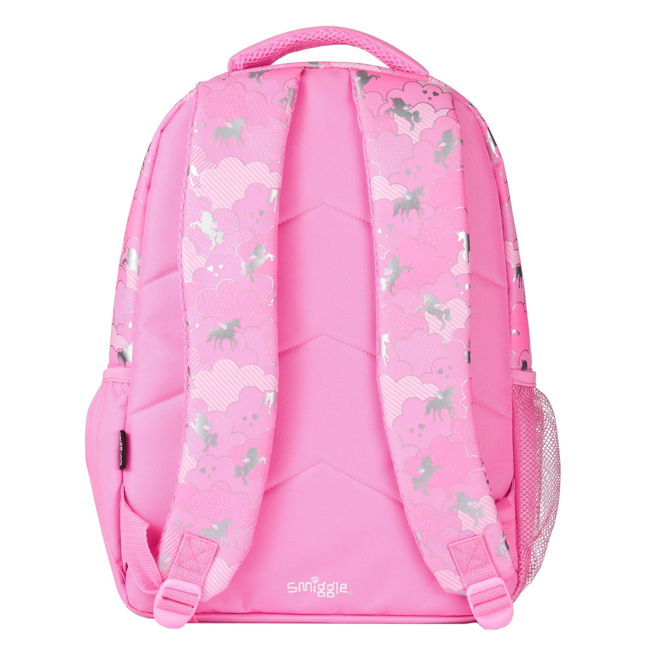 Smiggle - Lunar Pembe Unicorn Klasik Sırt Çantası