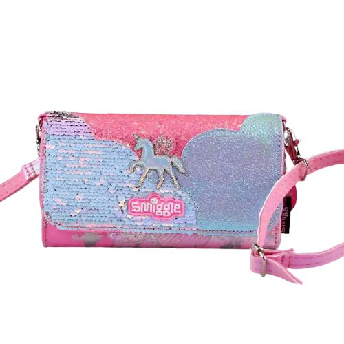 Smiggle - Lunar Unicorn Cüzdan, El ve Omuz Çantası
