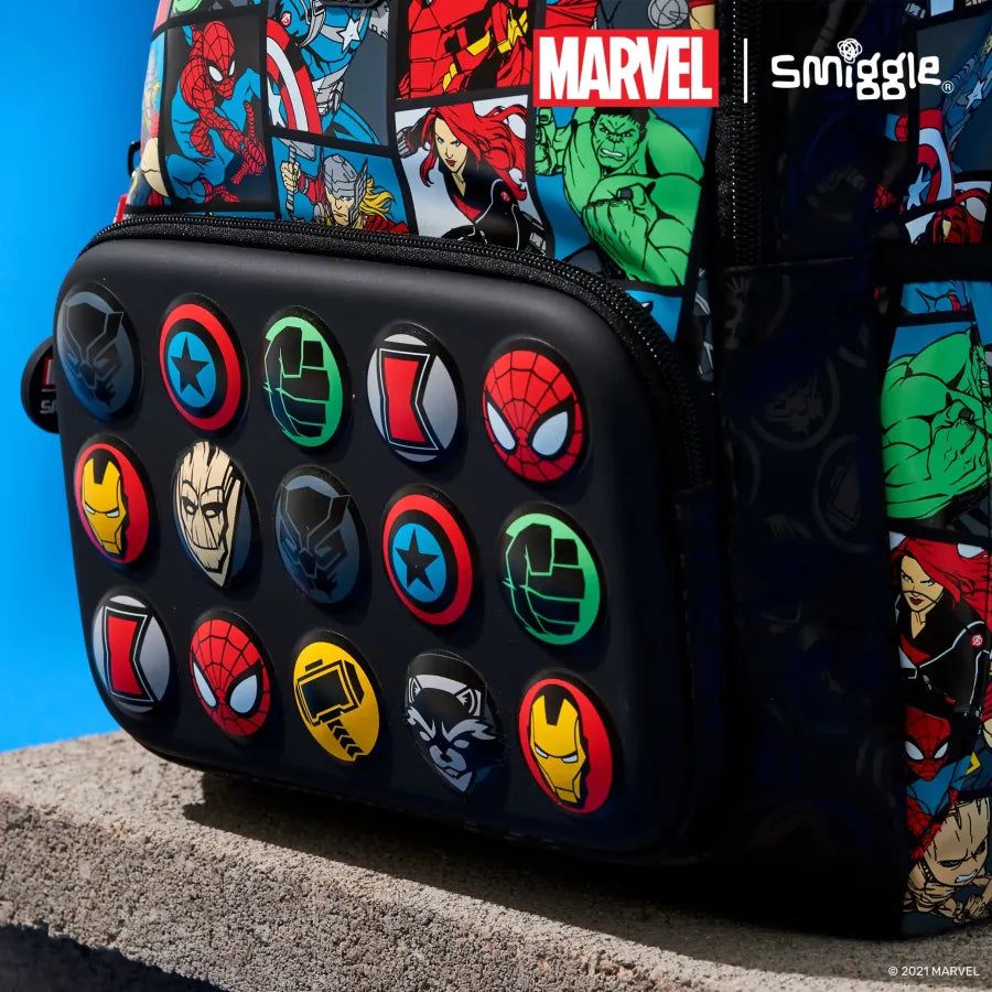 Smiggle - Marvel 3lü Okul Çanta Seti