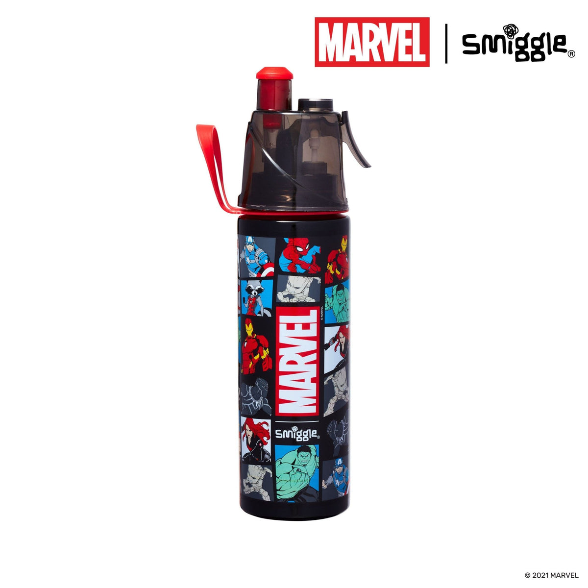 Smiggle - Marvel 500 ML Paslanmaz Çelik Matara