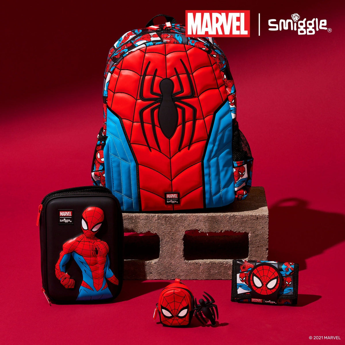 Smiggle - Marvel Spiderman HardTop Kalem Kutusu