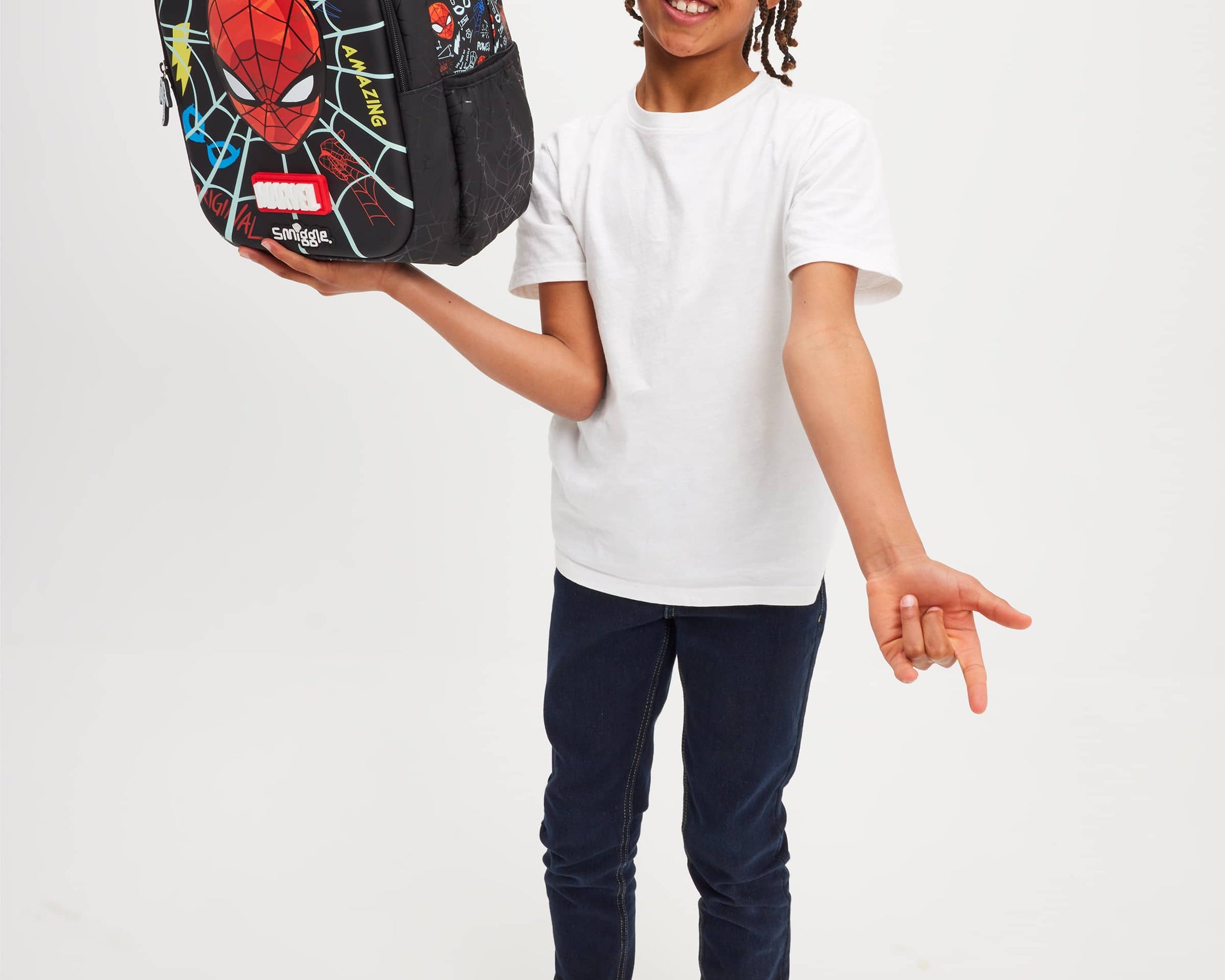 Smiggle - حقيبة ظهر مدرسية مارفل سبايدرمان