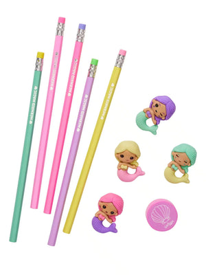 Smiggle - Mermaid Silgi ve Kalem Seti