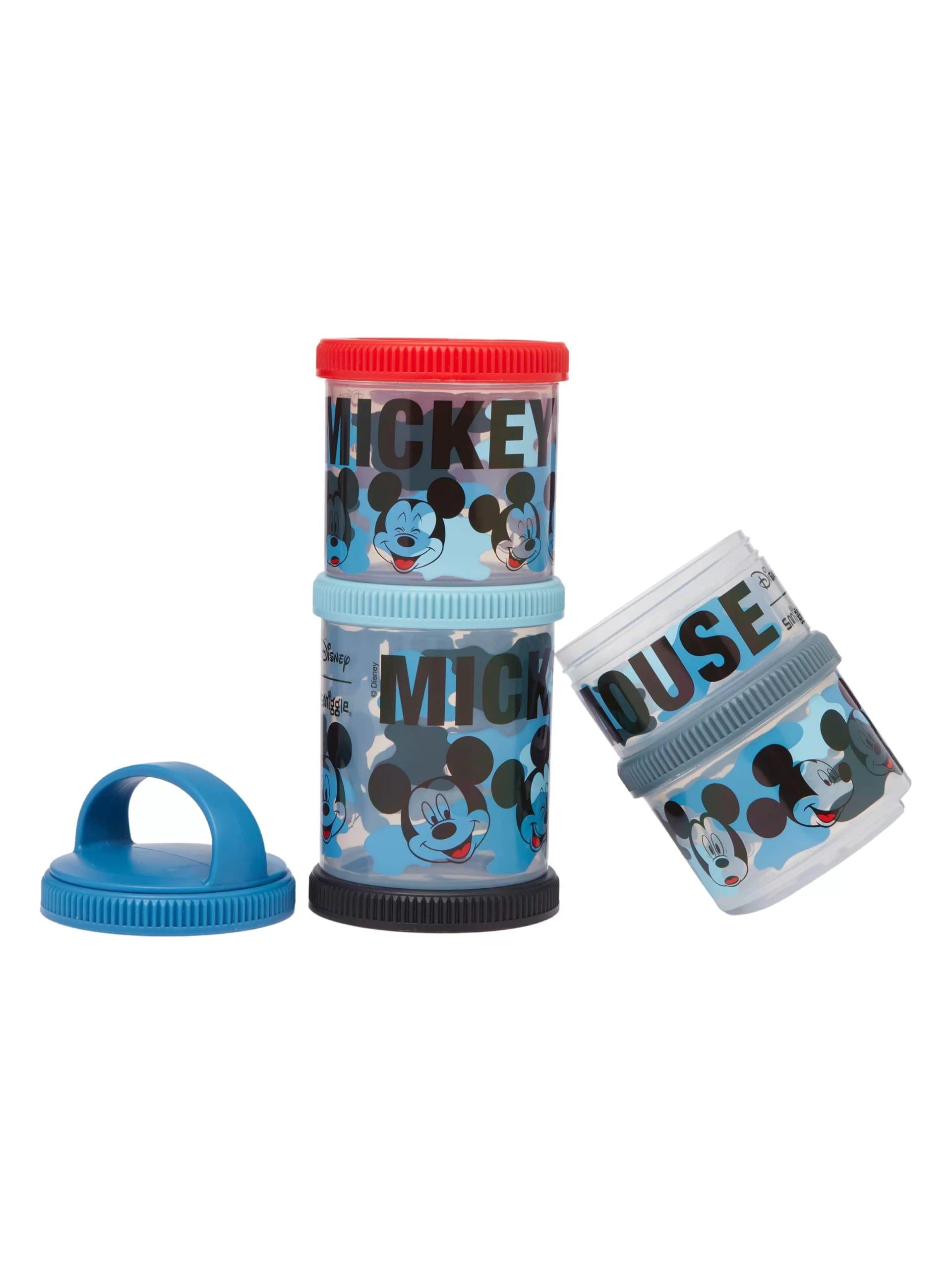Smiggle - Mickey Mouse 4'lü Çerezlik ve Atıştırmalık Kutuları