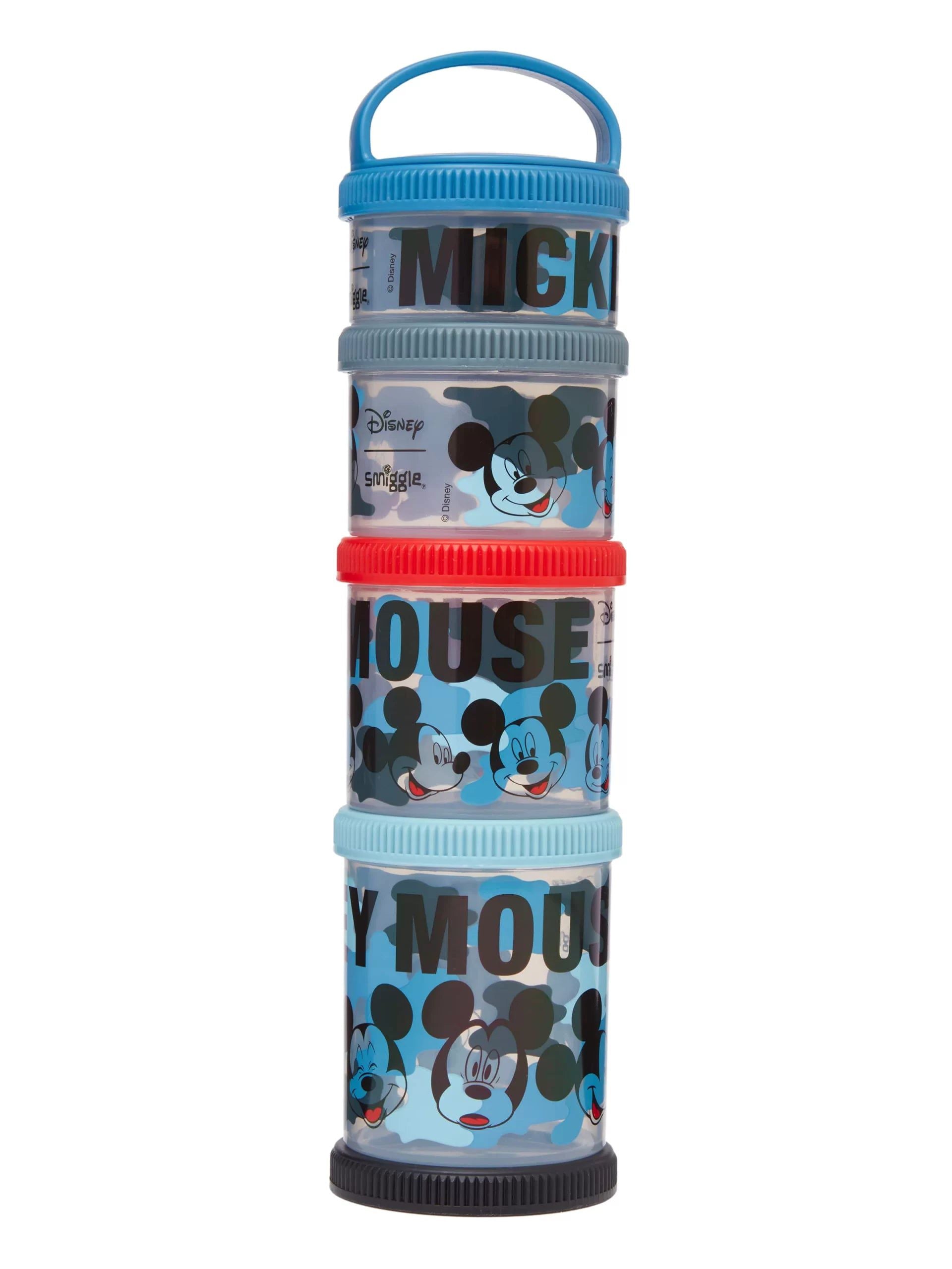 Smiggle - Mickey Mouse 4'lü Çerezlik ve Atıştırmalık Kutuları