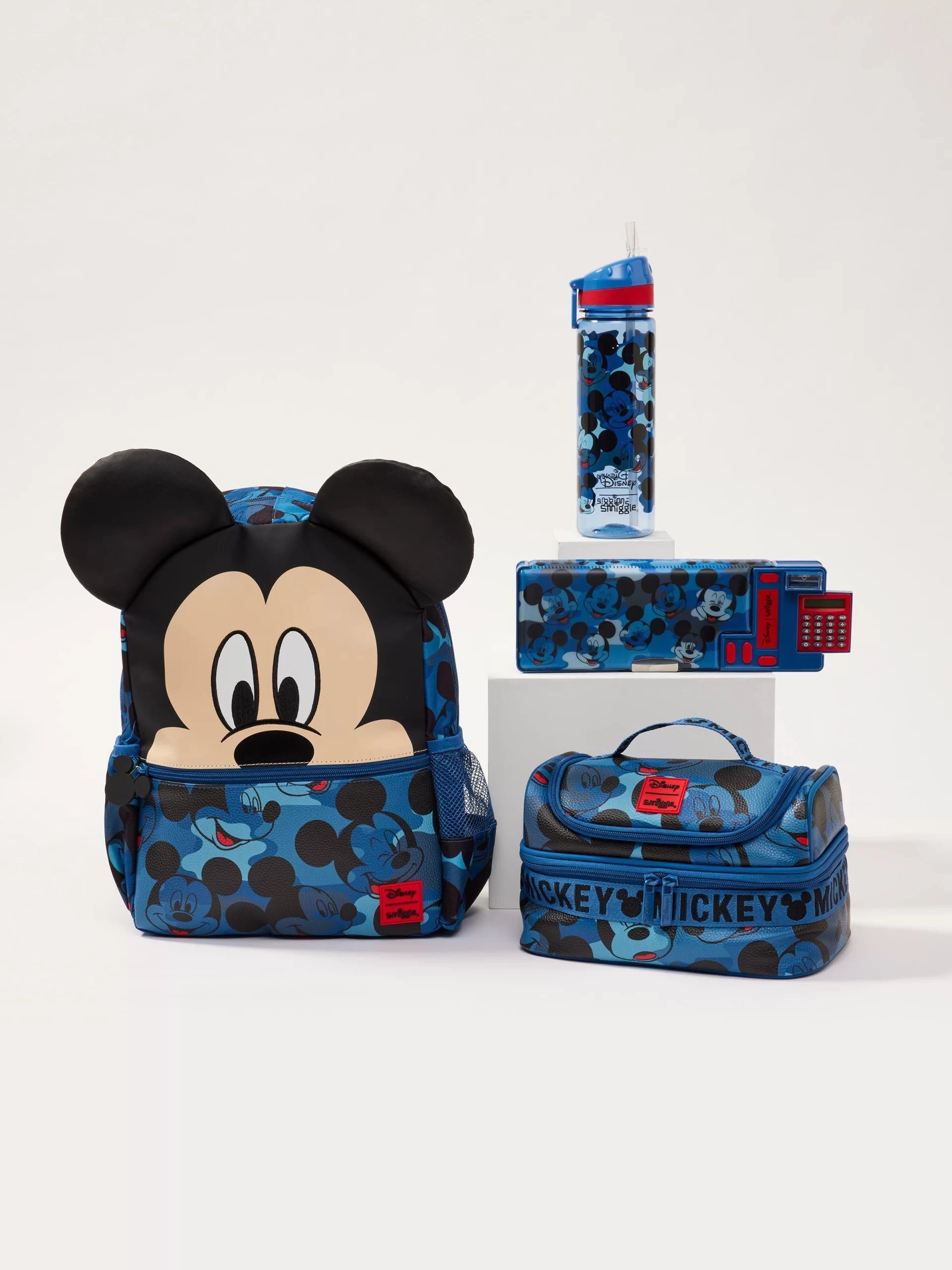 Smiggle - Mickey Mouse 4lü Junior Okul Çanta Seti