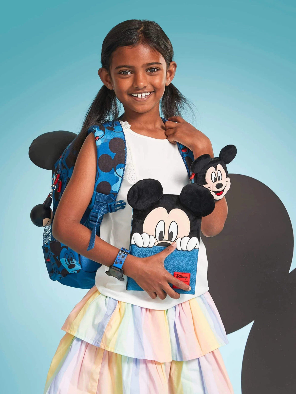 Smiggle - Mickey Mouse A5 Çizgili Defter ve Günlük