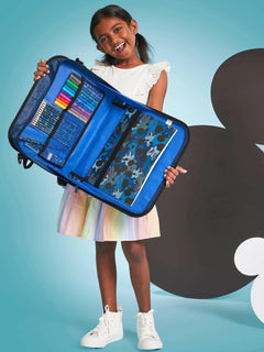 Smiggle - Mickey Mouse Çantalı Boya Seti ve Boyama Defteri