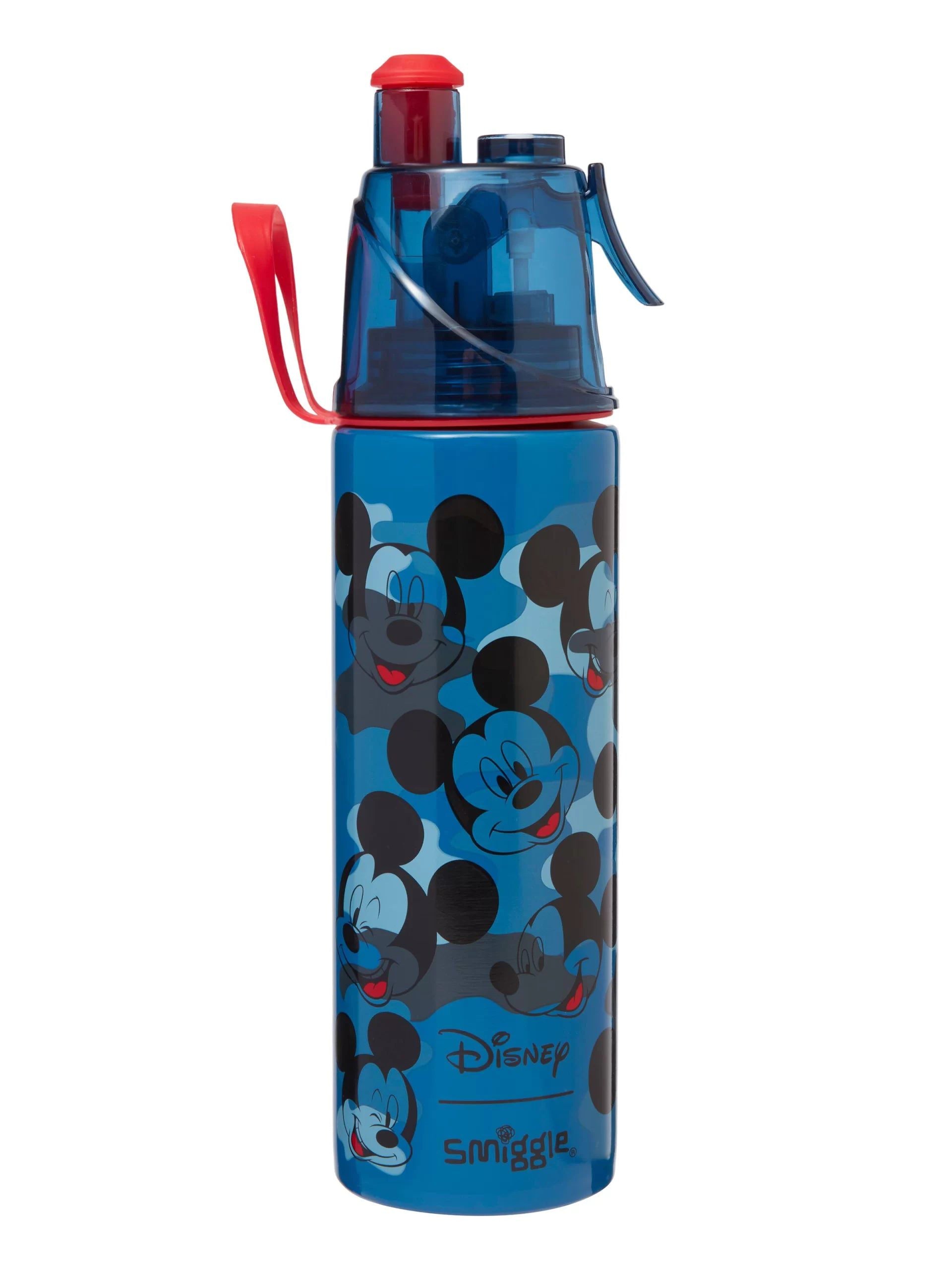 Smiggle - Mickey Mouse Su Püskürtmeli 500ML Çelik Matara