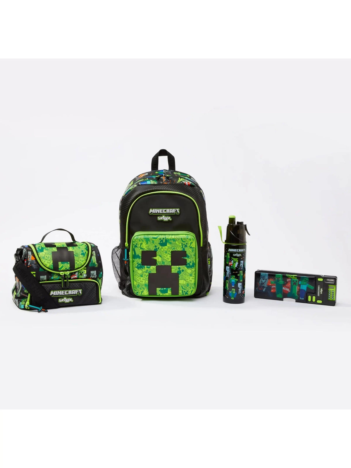 Smiggle - Minecraft 4'lü Okul Çanta Seti