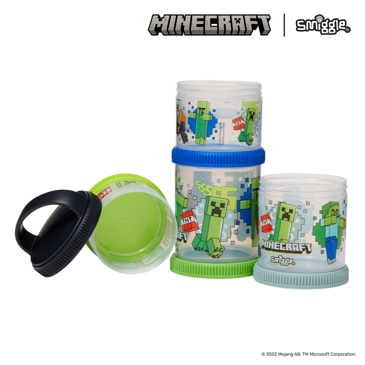 Smiggle - Minecraft Çerezlik ve Atıştırmalık Yemek Kutusu
