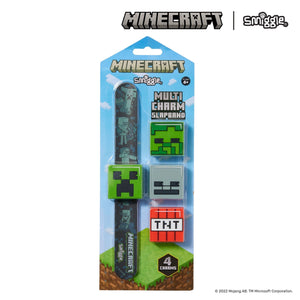Smiggle - Minecraft Çoklu Charm Değişen Slapband Kol Aksesuarı