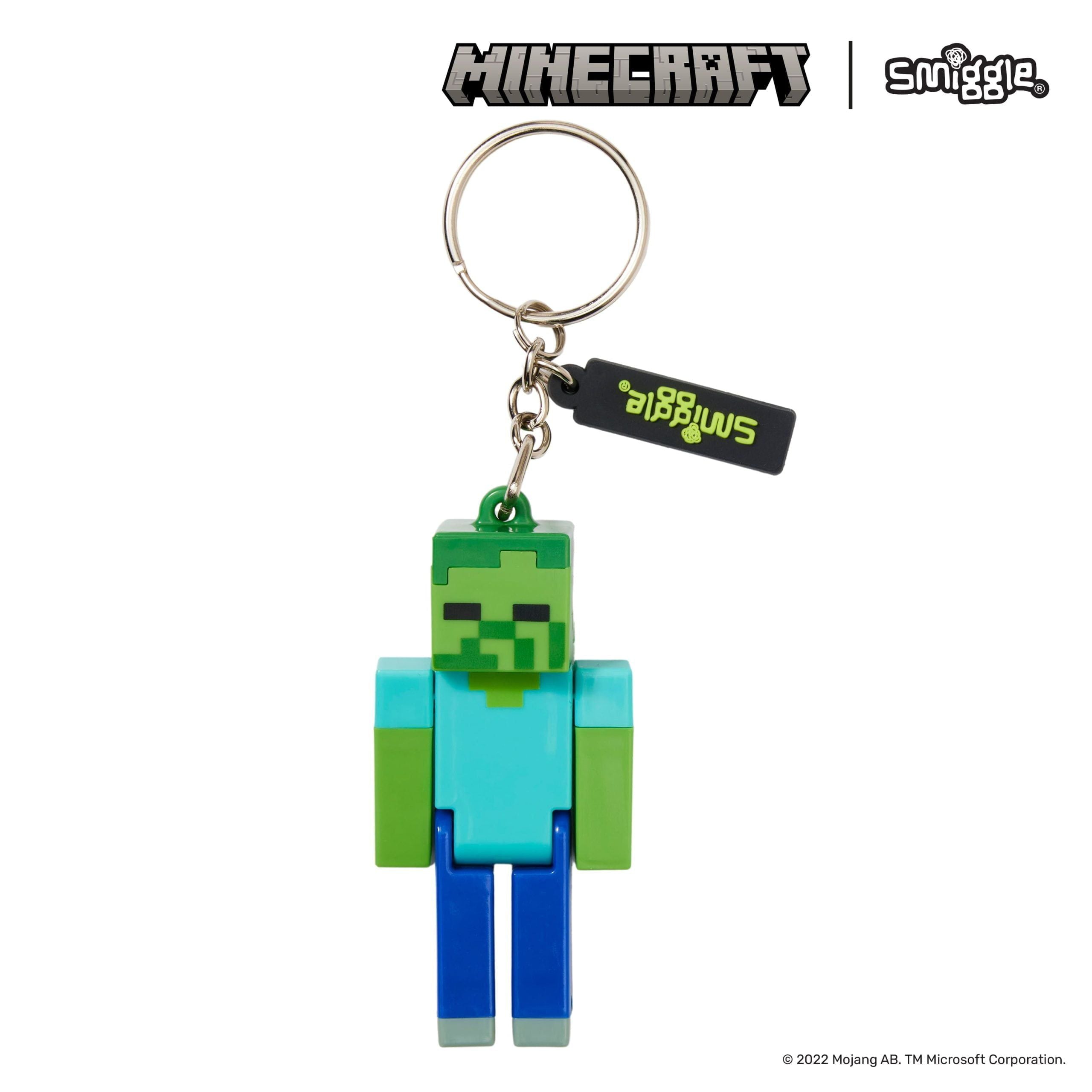 Smiggle - Minecraft Creeper Etkileşimli Anahtarlık