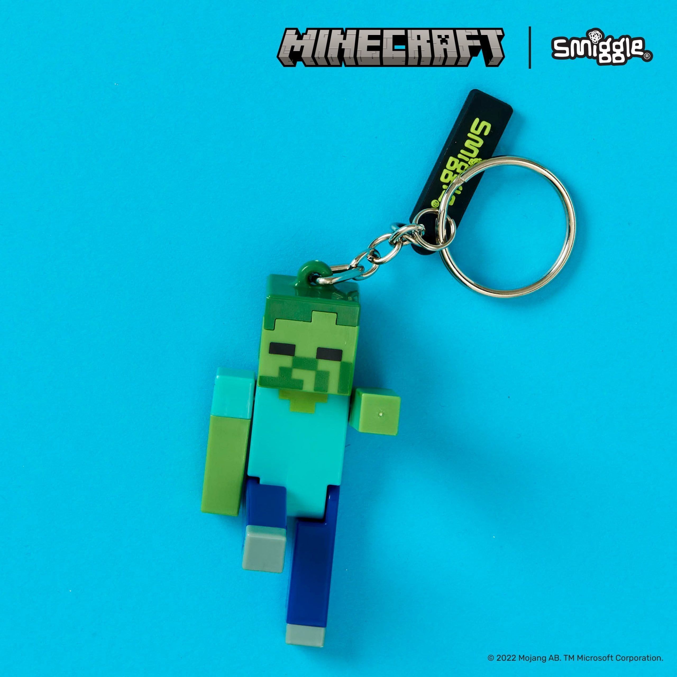 Smiggle - Minecraft Creeper Etkileşimli Anahtarlık