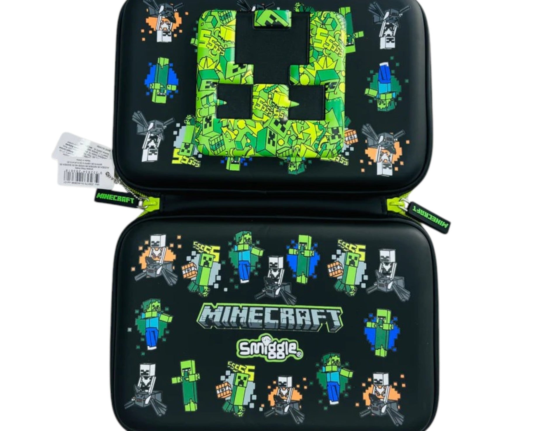 Smiggle - Minecraft علبة أقلام HardTop