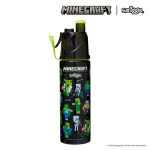 Smiggle - Minecraft Su Püskürtmeli 500ML Çelik Matara