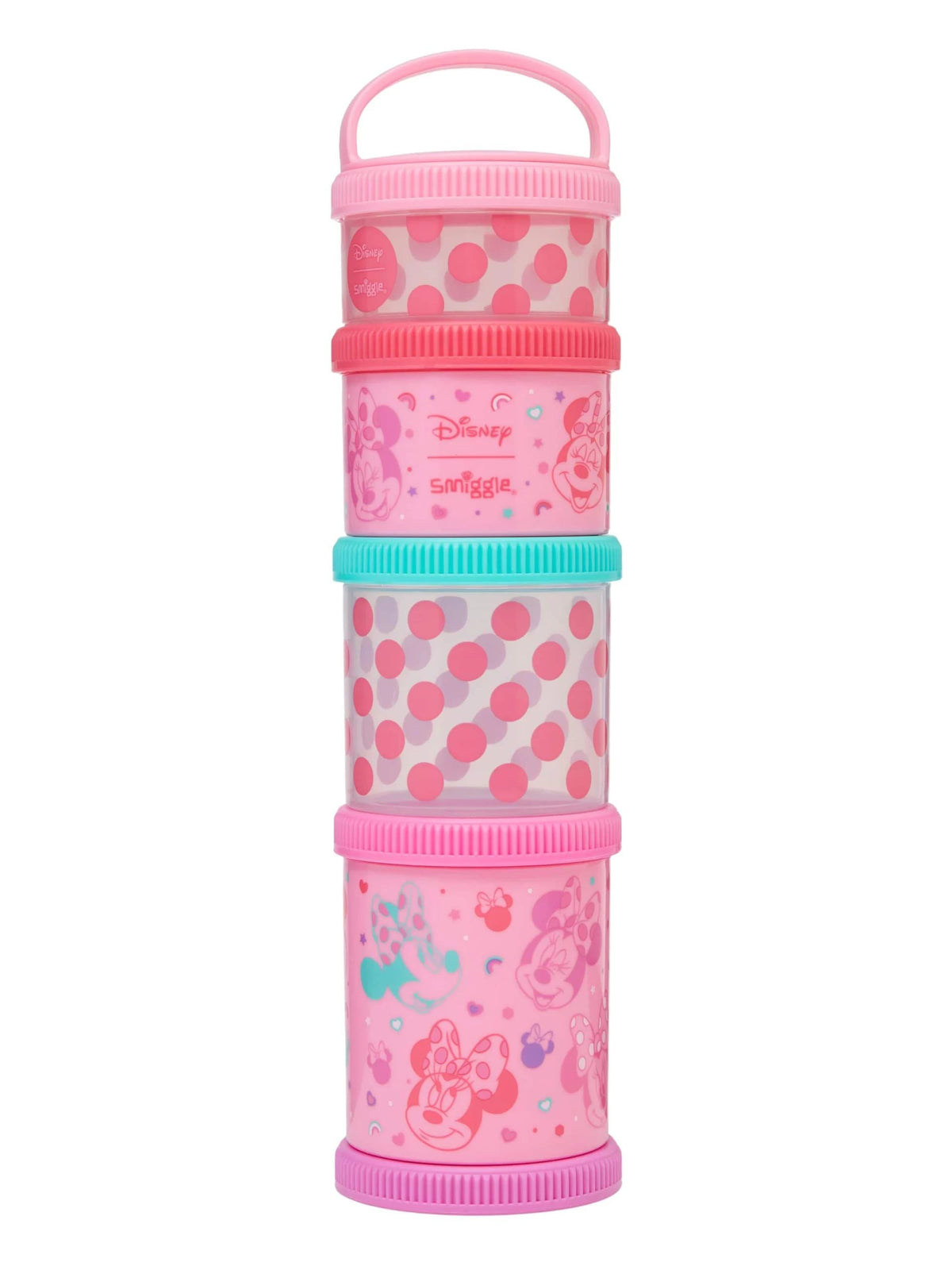 Smiggle - Minnie Mouse 4'lü Çerezlik ve Atıştırmalık Kutuları