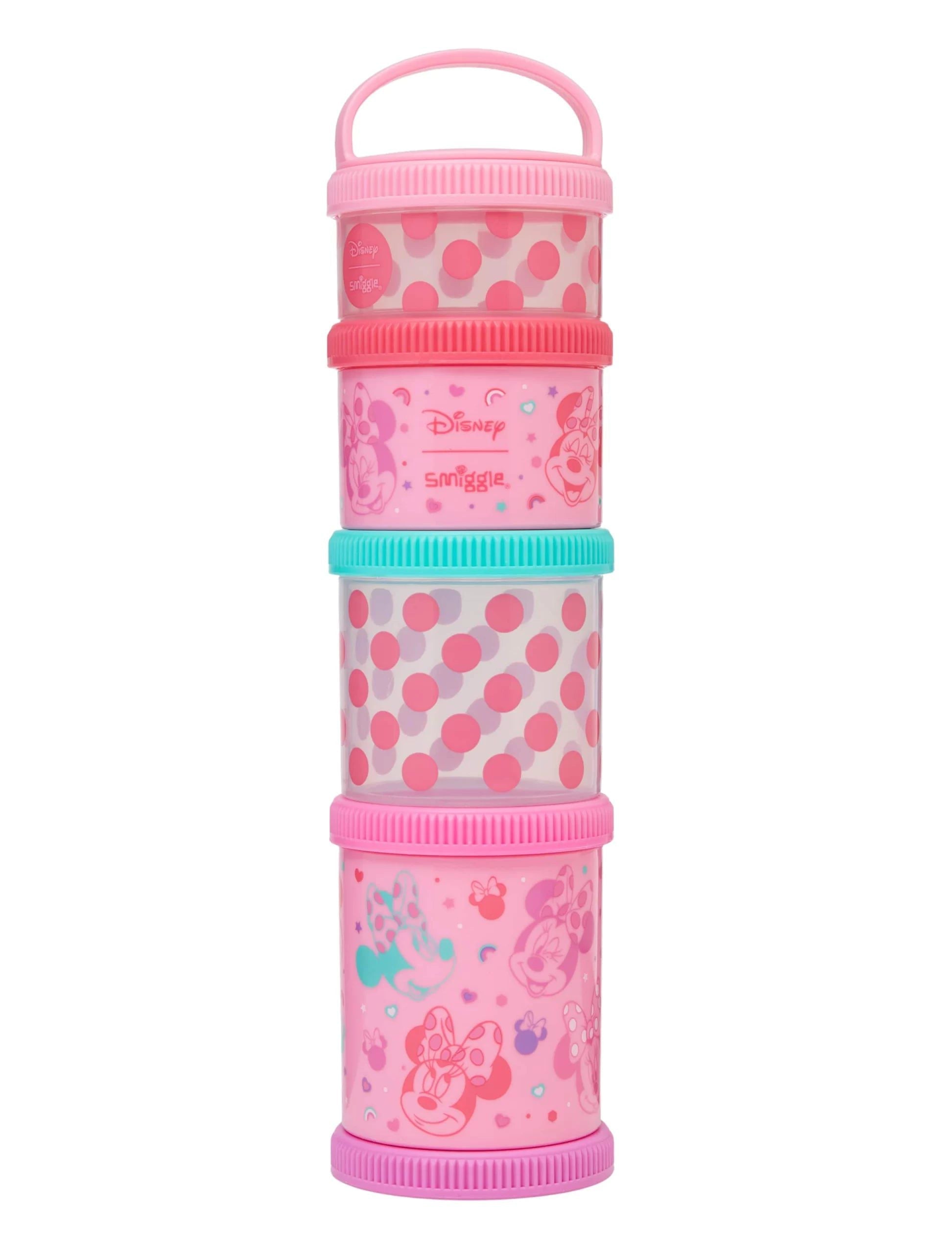 Smiggle - Minnie Mouse 4'lü Çerezlik ve Atıştırmalık Kutuları