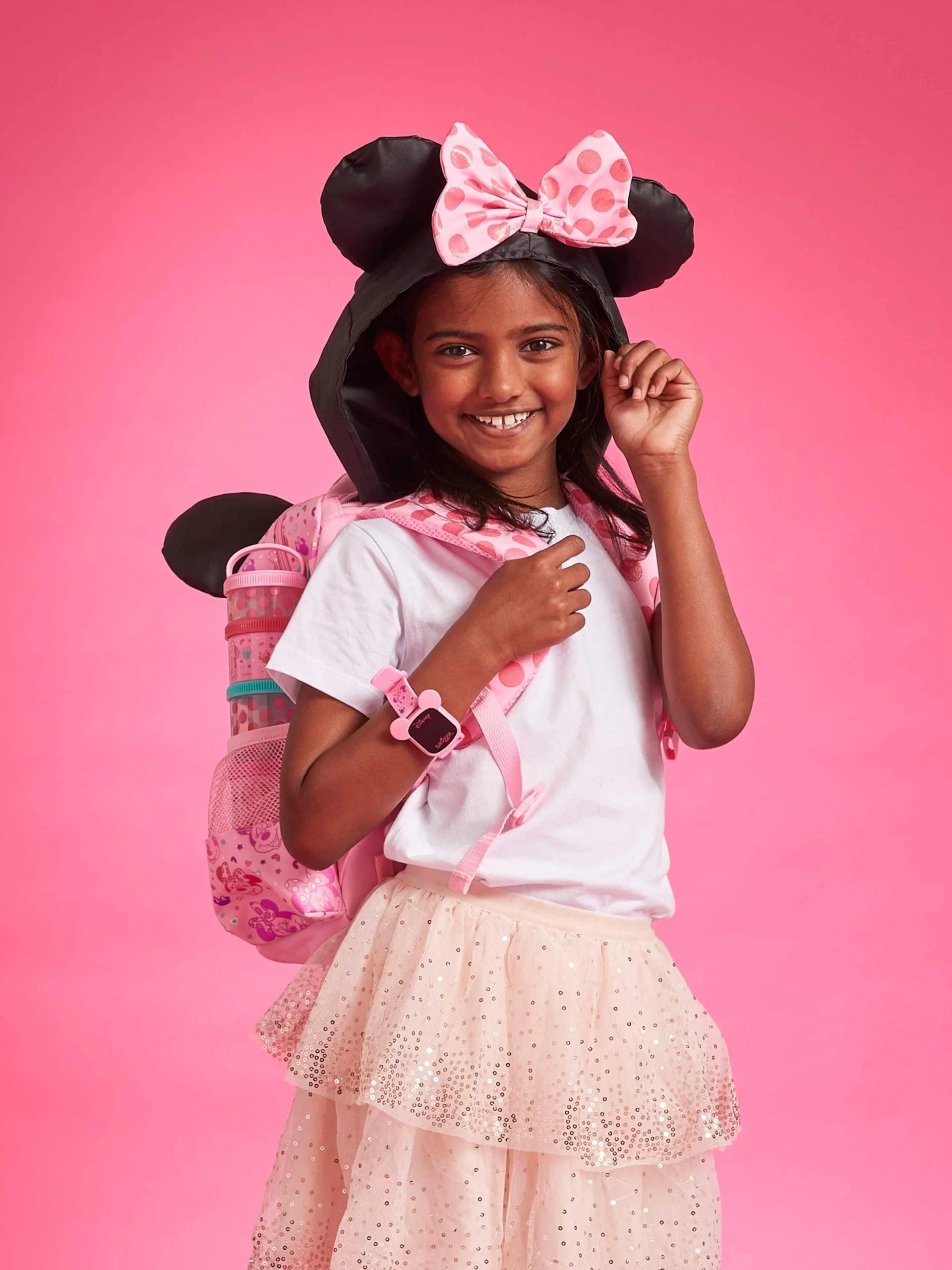Smiggle - Minnie Mouse 4lü Junior Okul Çanta Seti