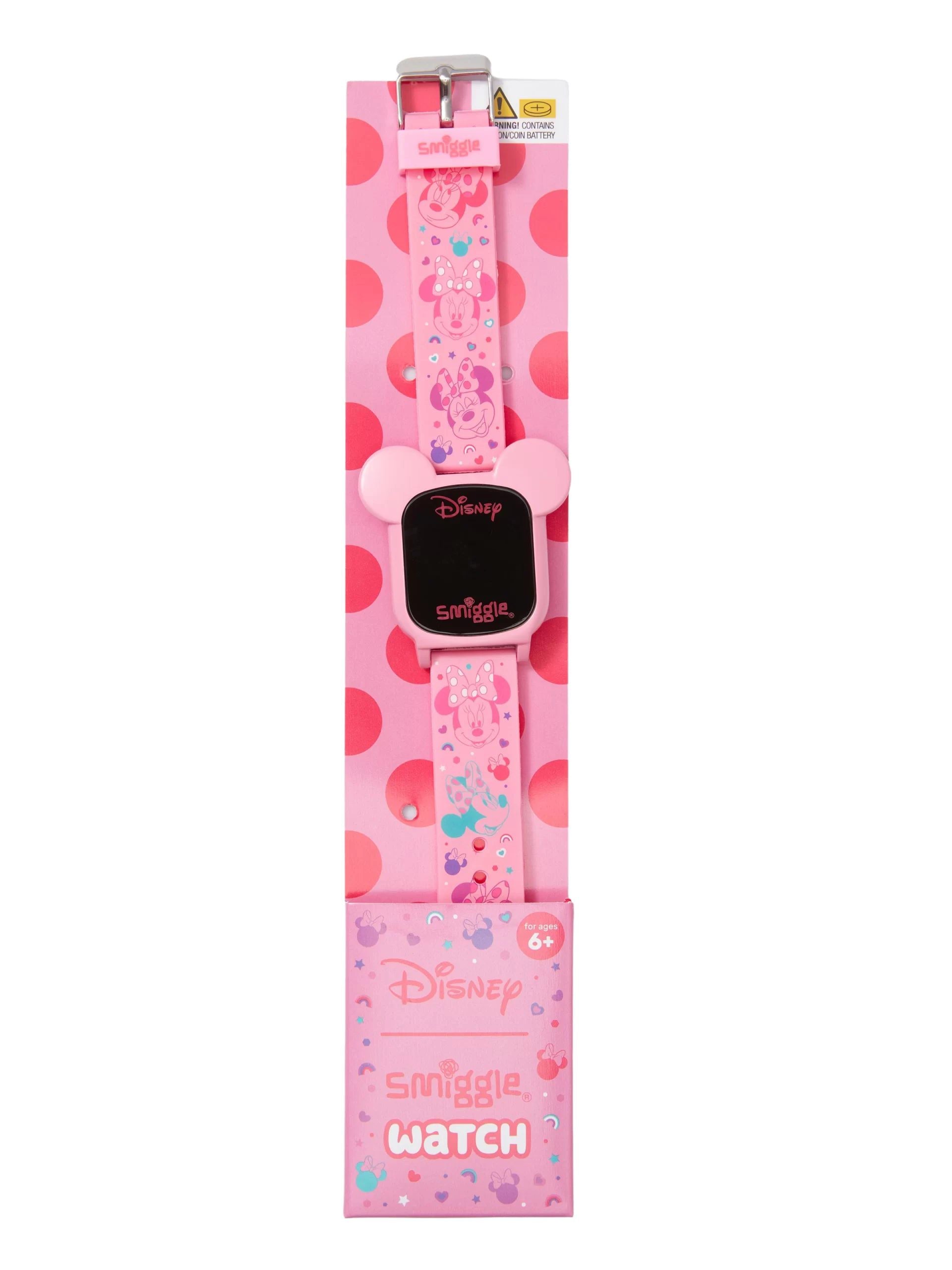 Smiggle - Minnie Mouse Dijital Kol Saati