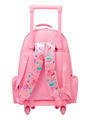 Smiggle - Minnie Mouse Işıklı Tekerlekli Çekçekli Sırt Çantası