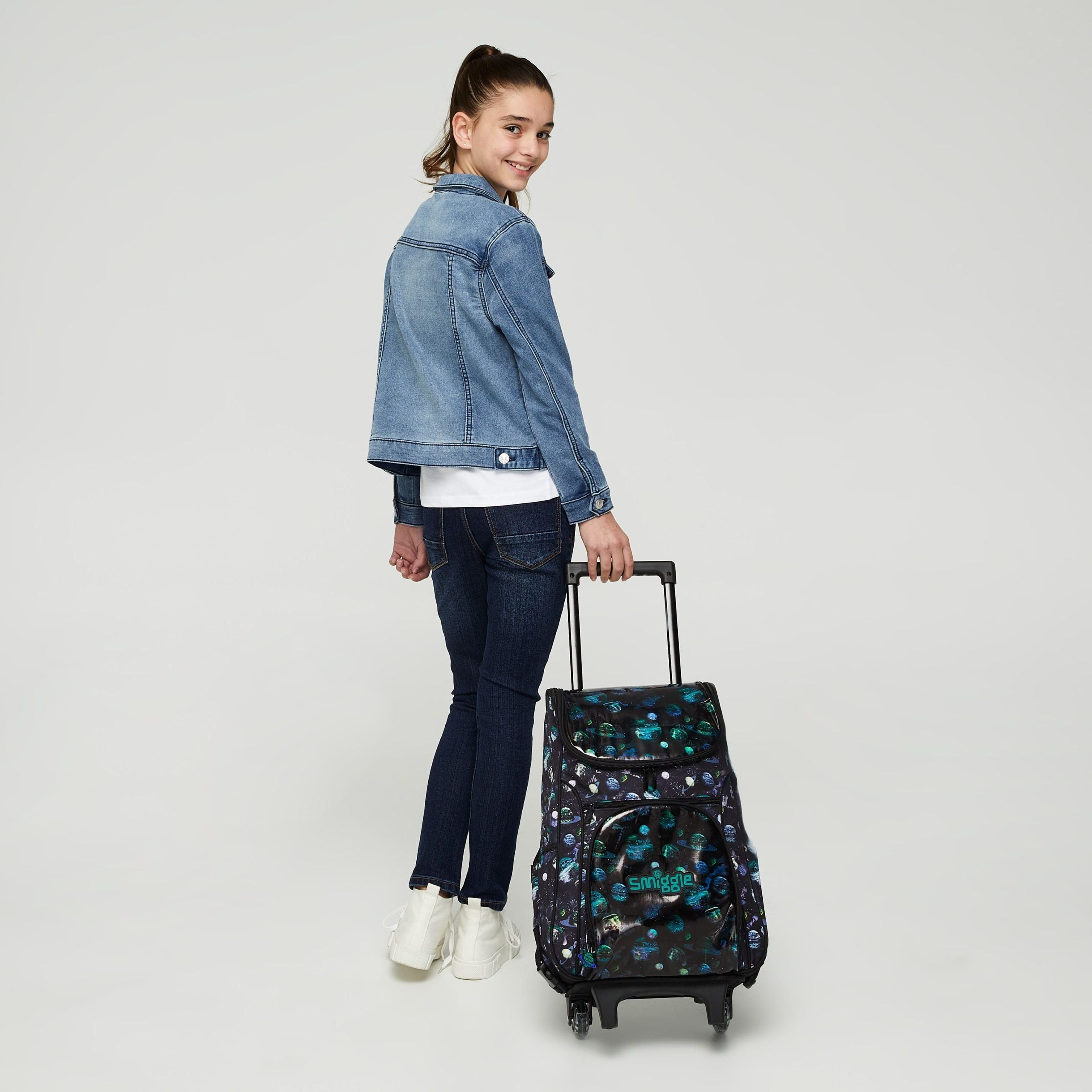 Smiggle - Mirage Access Çekçekli Işıklı Sırt Çantası