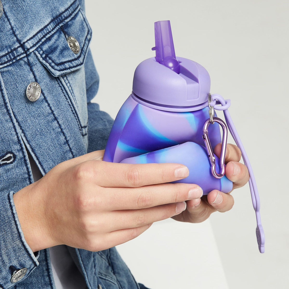 Smiggle - Mirage Silikon Katlanabilir 630 ML BPA'sız Suluk